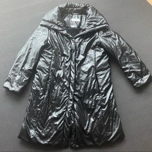 Calvin Klein High Shine Jacket Coat